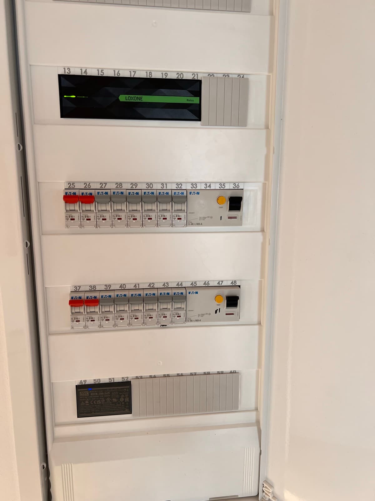 Loxone Miniserver im Verteilerkasten — saubere Installation